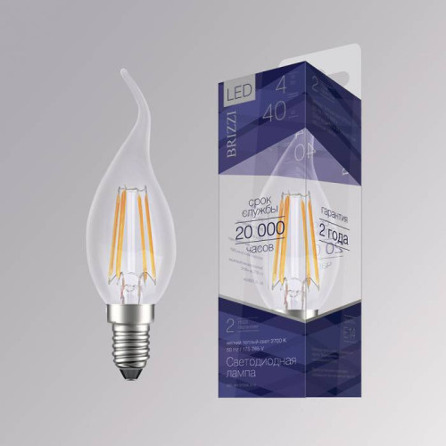 Светодиодные лампочки Brizzi B35 4W 2700K E14 (4Вт) 