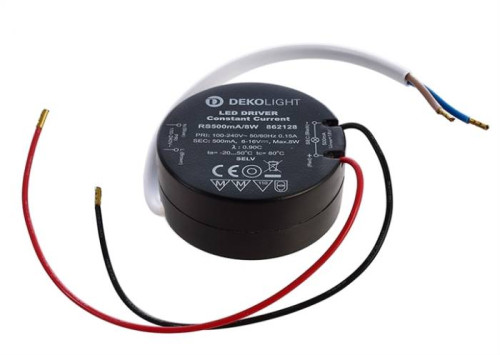 Блок питания ROUND, RS500mA/8W Deko-Light Eingangsspannung 862128