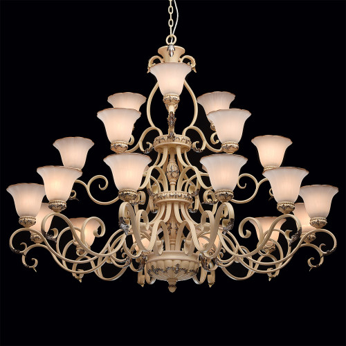 Люстра многоярусная Версаче 254019421 Chiaro
