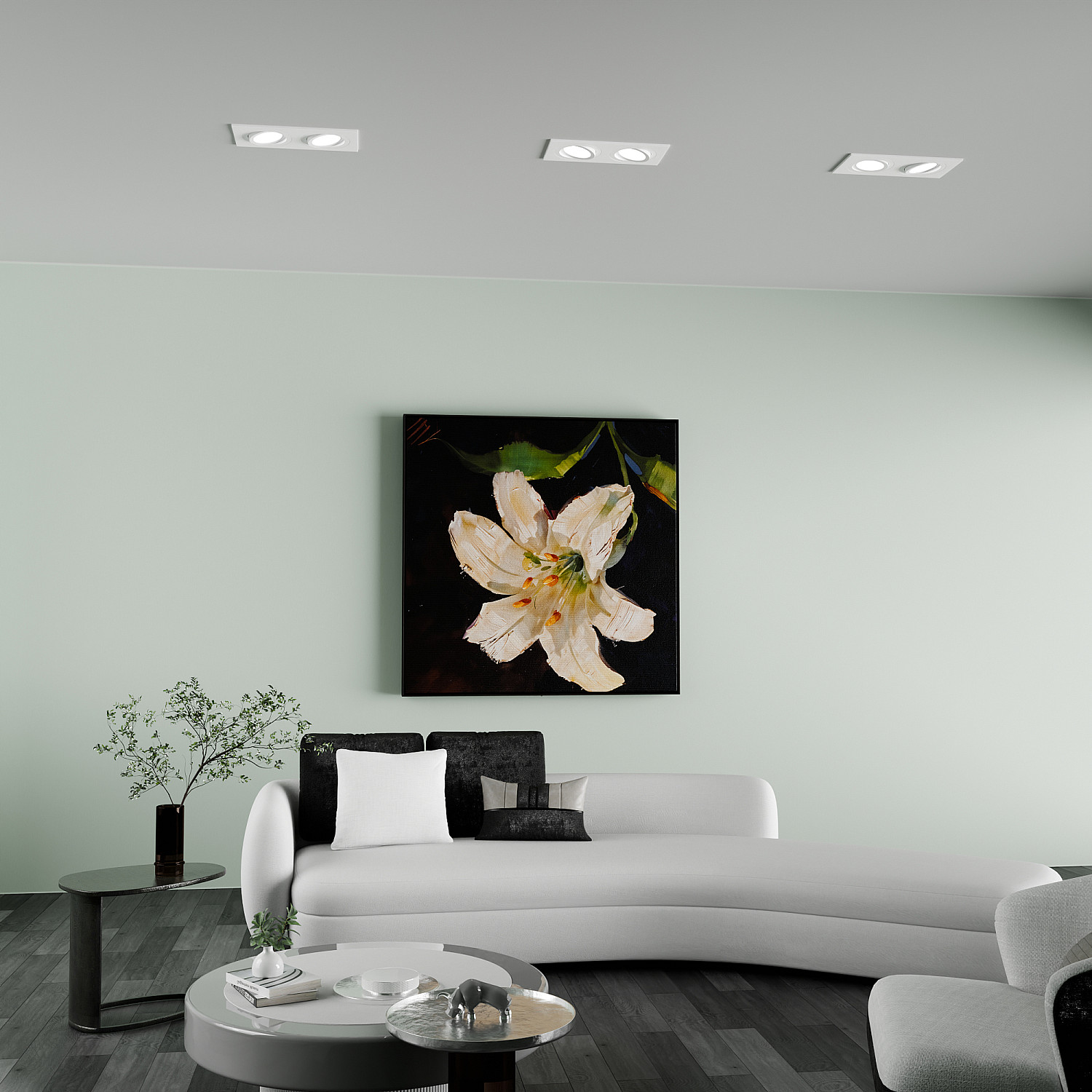 Встраиваемый светильник LIGHTERA Moon LE204RL-2W