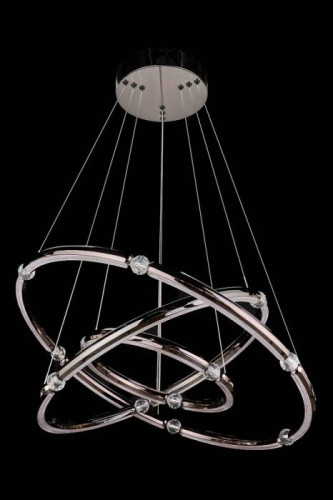 Подвесная люстра LEON Ani LE7710/800-3K Black/Chrome