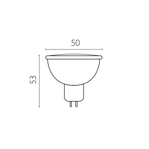 Светодиодные лампочки Lightstar 942204 (GU5)  (5Вт)  (4000K) 