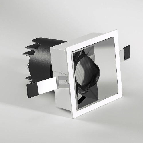 Встраиваемый светильник Elektrostandard Inline 25091/LED 10W 3000K белый/хром