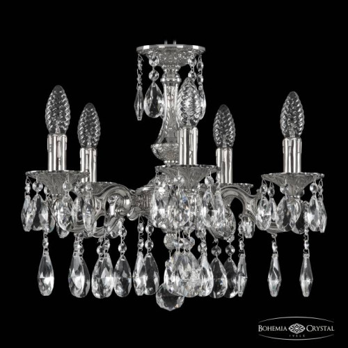 Подвесная хрустальная люстра 7201 Bohemia 72101/5/125 A Ni