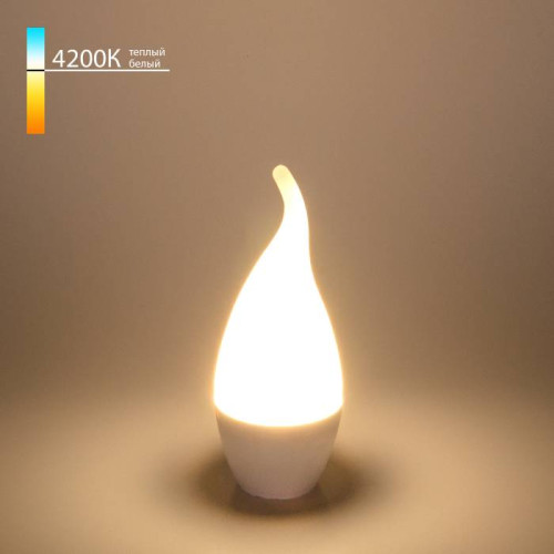 Светодиодные лампочки Elektrostandard Свеча на ветру СDW LED D 6W 4200K E14 (BLE1419) (E14)  (6Вт)  (4200K) 