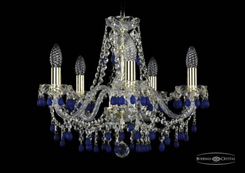 Подвесная хрустальная люстра 1410 Bohemia 1410/5/160 G V3001