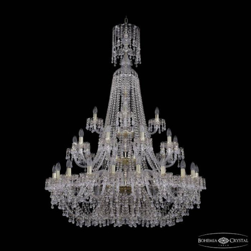 Подвесная хрустальная люстра 1410 Bohemia 1410/20+10+5/400/XL-158/3d G V0300