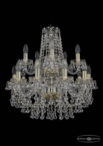 Подвесная хрустальная люстра 1409 Bohemia 1409/10+5/195/2d G