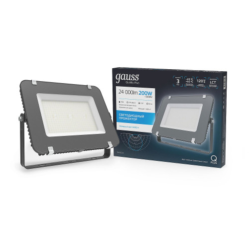 Прожектор уличный Gauss Прожектор Qplus grey 690511200