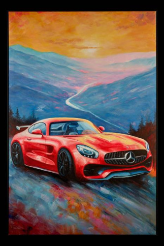 Картина настенная Teona Decor Mercedes-Benz TD139