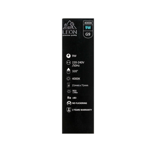 Светодиодная лампа LEON LE-G9-9W-4000K