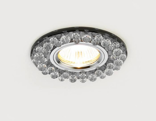 Встраиваемый светильник Ambrella Crystal K230 BK