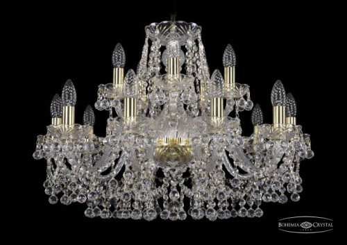 Подвесная хрустальная люстра 1409 Bohemia 1409/10+5/240 G