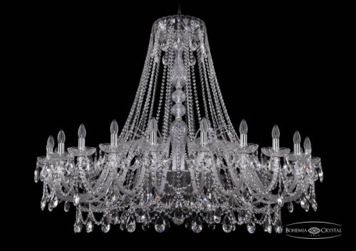 Подвесная хрустальная люстра 1411 Bohemia 1411/24/530 Ni
