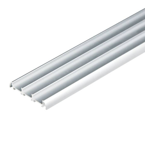 Накладной профиль для светодиодной ленты Uniel UFE-A08 SILVER 200 POLYBAG