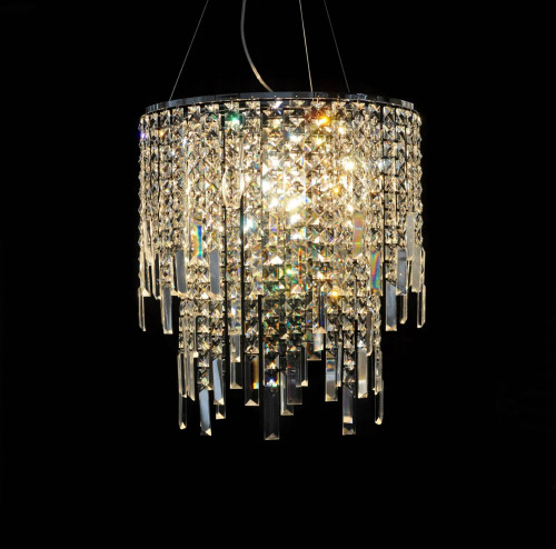 Подвесная хрустальная люстра Zucchero Lumina Deco LDP 2159-350 CHR