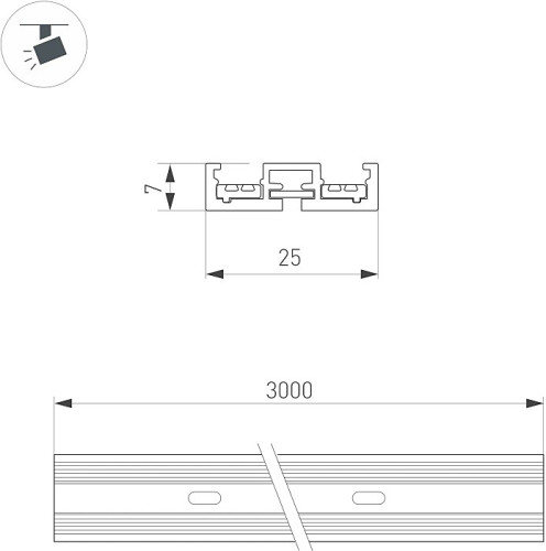 Шинопровод Arlight Mag-Vibe 044180