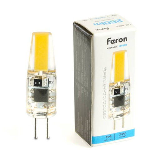 Светодиодные лампочки Feron 51169 (G4)  (3Вт)  (6400K) 