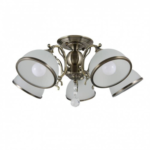 Потолочная люстра ЭкономСвет 28066 28066/5AB WT