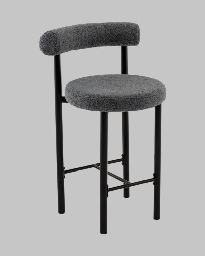 Полубарный стул Stool Group vd-plb-floreo-fl-grey