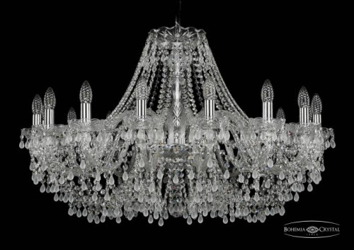 Подвесная хрустальная люстра 1410 Bohemia 1410/16/360 Ni V0300