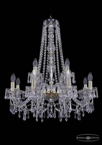 Подвесная хрустальная люстра 1403 Bohemia 1403/8+4/240/h-76 G