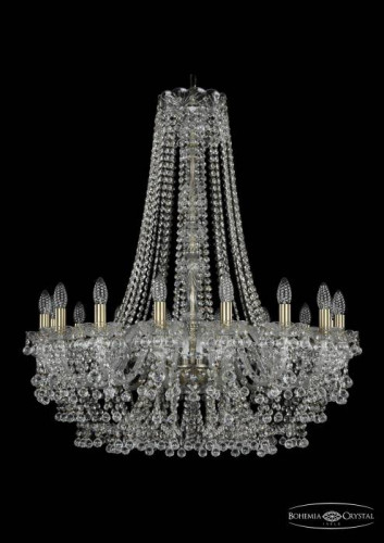 Подвесная хрустальная люстра 1409 Bohemia 1409/16/360/h-96 Pa