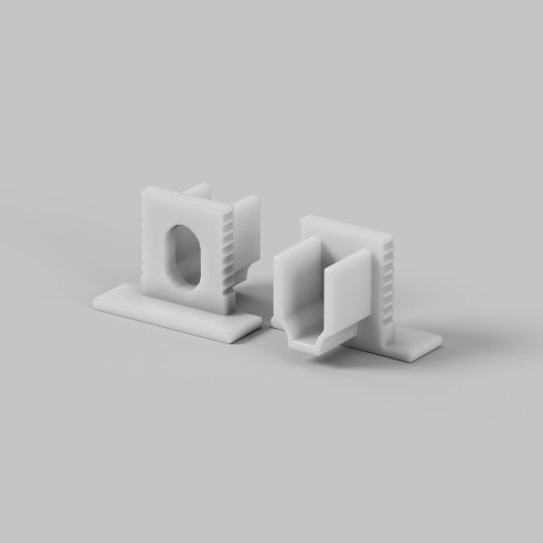 Комплект заглушек (для профиля 12х09) 10 шт., Maytoni Встраиваемый с накладным фланцем профиль 642068