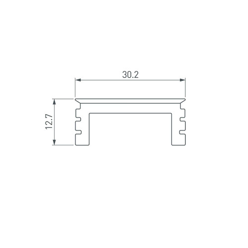 Экран для профиля Arlight 055987
