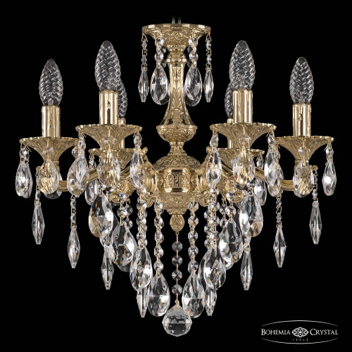 Подвесная хрустальная люстра 7202 Bohemia 72102/6/125 B G