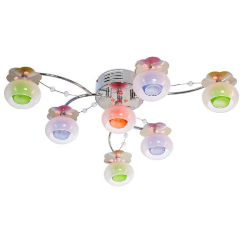 Потолочная люстра ЭкономСвет 7732 7732/7CR RC MIXLED