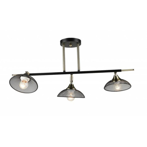Люстра потолочная 3*Е27 MD.5728-3-S-AB+BK