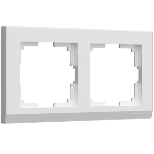 Рамка Werkel W0021801/ Рамка на 2 поста Stark (белый)