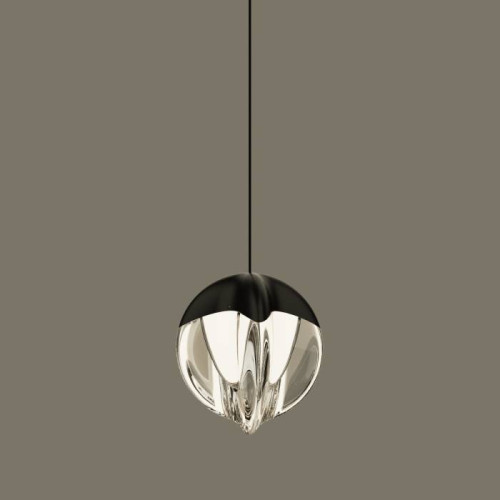 Светильник подвесной Delight Collection MD24001033 MD24001033-1A black/clear