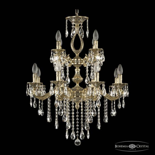Подвесная хрустальная люстра 7202 Bohemia 72302/8+4/210/2d B GB
