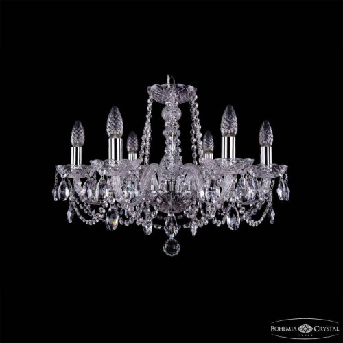 Подвесная хрустальная люстра 1402 Bohemia 1402/6/195 Ni