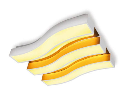 Потолочный LED светильник Ambrella Orbital Parus FP2423 WH 90W+48W D690*500