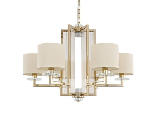 Подвесная люстра Newport 35400 35406+1/C gold без абажуров