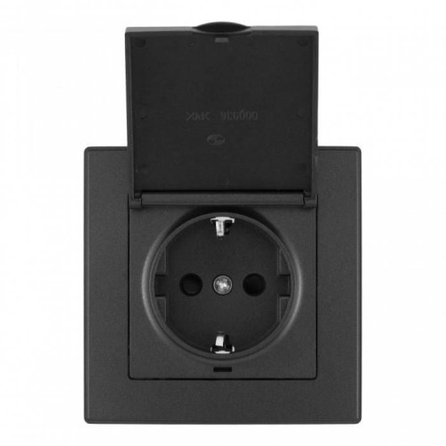 Розетка Arte Milano Set06-1 SET06-1-41-1 black