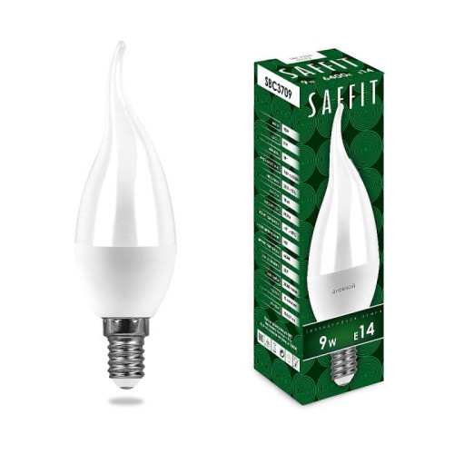 Светодиодные лампочки Saffit 55173 (E14)  (9Вт)  (6400K) 