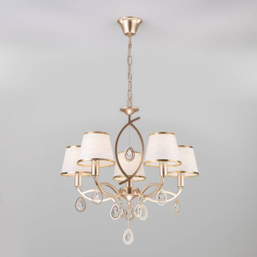 Подвесная люстра Eurosvet Salita 60091/5 перламутровое золото