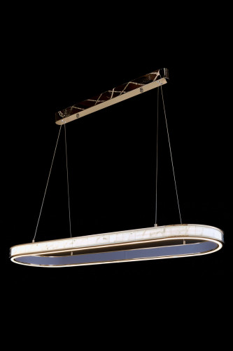 Подвесная люстра LEON Christine LE7702/1050L Black Chrome