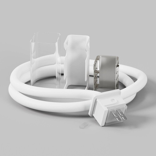 Коннектор питания для гибкого неона 17x12 мм (выход прямой) Maytoni Изгиб поперек оптической оси 432012