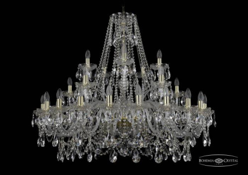 Подвесная хрустальная люстра 1411 Bohemia 1411/20+5+5/360 G