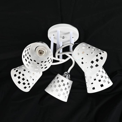 Потолочная люстра ЭкономСвет 10087 10087/5WT+CR WT