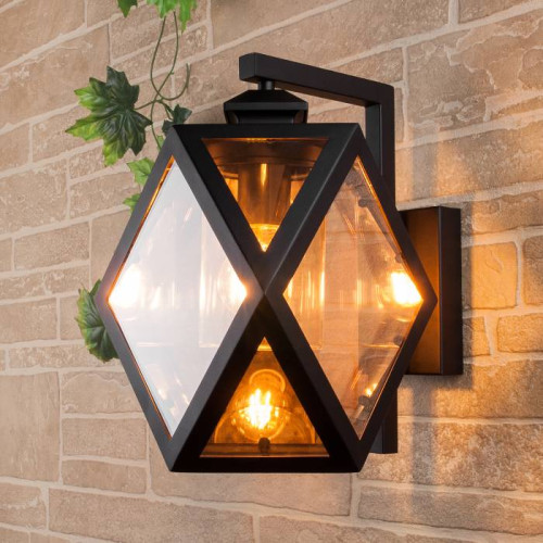 Уличный настенный светильник Elektrostandard Ambra Ambra D (35133/D) чёрный