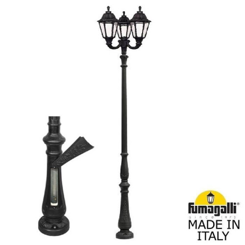 Столб фонарный уличный Fumagalli Noemi E35.205.R30.AXH27
