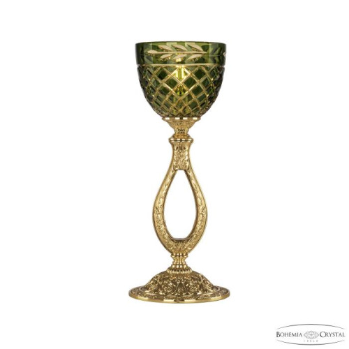 Настольная лампа Bohemia Florence 71300L/15 G P1 Amber-Green/H-1J