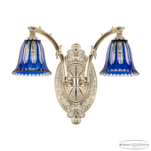Настенное бра Bohemia Verona 7211B12/2/210 GW P2 D Clear-Blue/H-1H