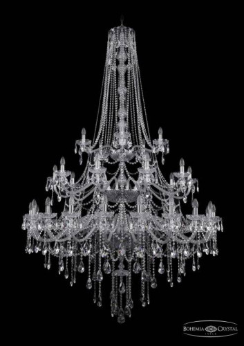 Подвесная хрустальная люстра 1415 Bohemia 1415/20+10+5/530/h-231/3d Ni